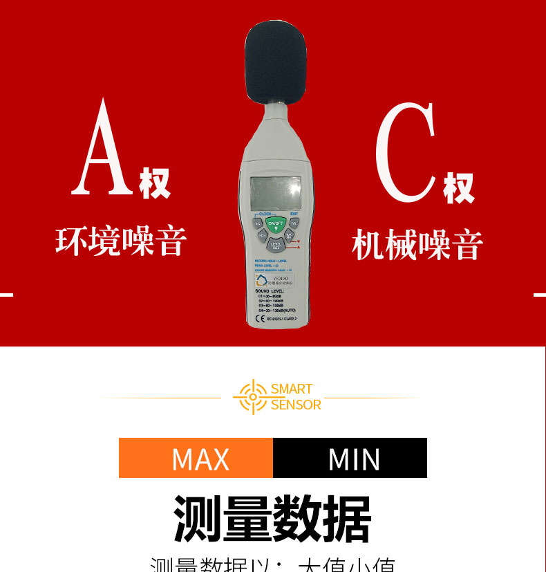防爆噪聲檢測儀YSD130
