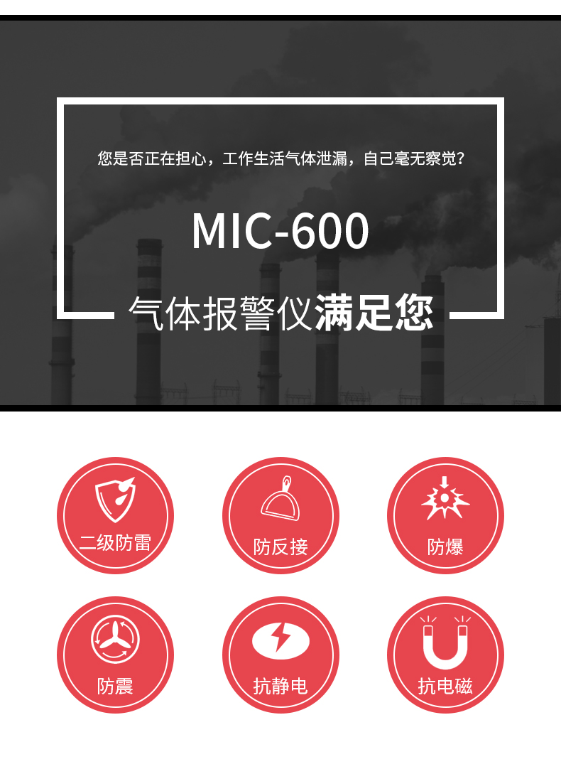 MIC-600在線式（shì）複合（hé）型有毒有害氣體檢測（cè）儀